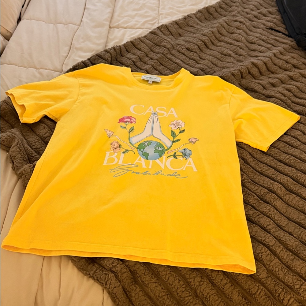 Casa Blanca Yellow Graphic Tee